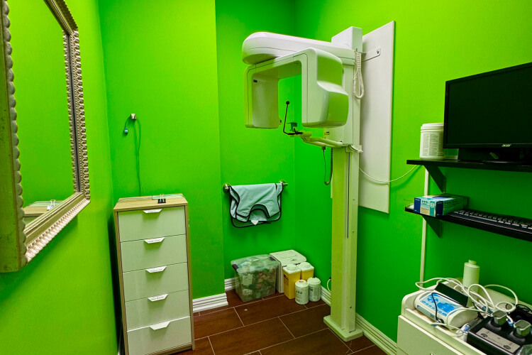 dental xray room of steeles weston family dental